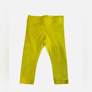 Primary “Sunshine” Yellow Kids Leggings - Size 2